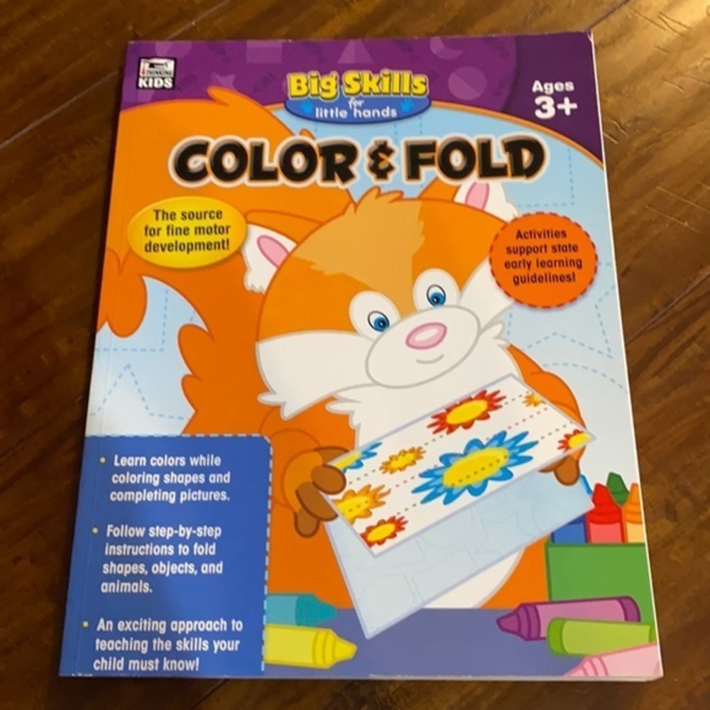 Color & Fold, Grades Preschool - K‎ Thinking Kids
